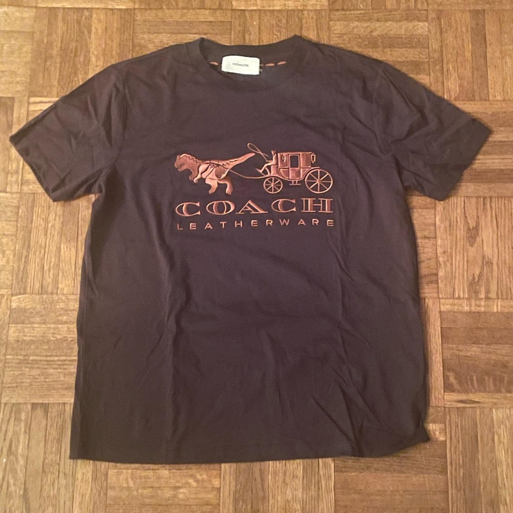 Medium brown and orange Coach t-shirt